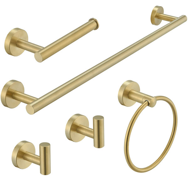 LUXESIT 5 - Piece Bathroom Hardware Set | Wayfair
